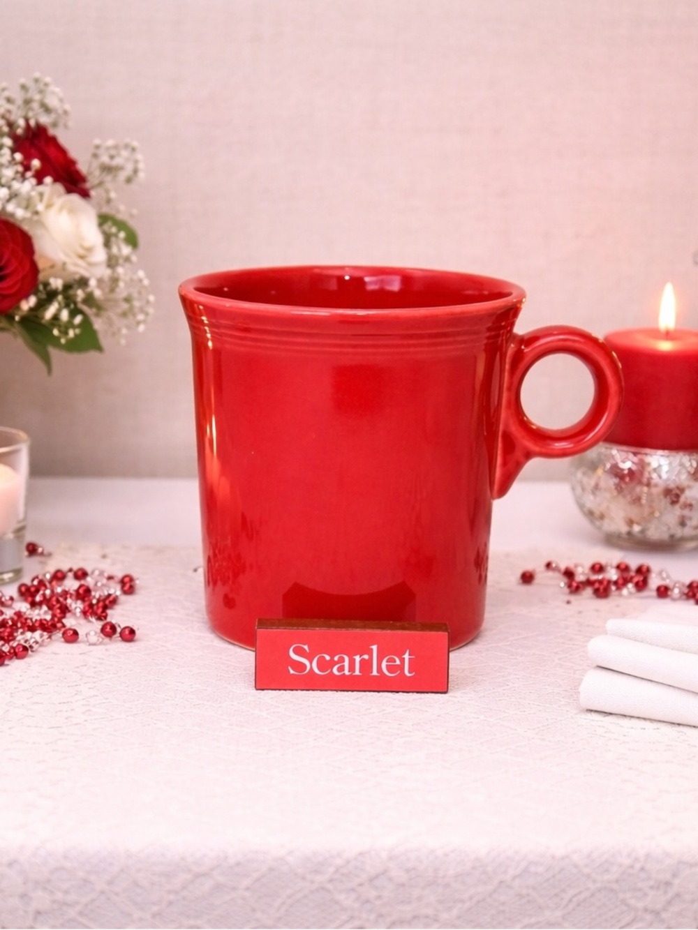 Fiestaware Scarlet Ring Mug